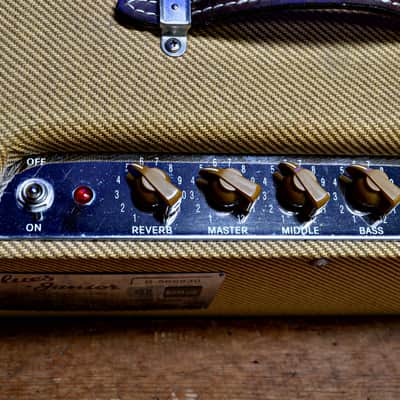 Fender Blues Junior Limited Edition 15-Watt 1x12" Guitar Combo - Tweed - w/ Upgraded Speaker image 14