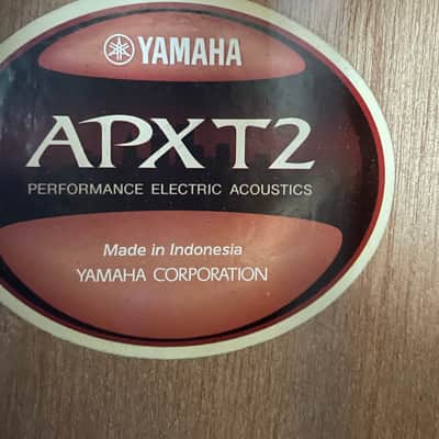 Yamaha APXT2 3/4 Size Acoustic/Electric Cutaway Guitar 2010s - Black image 4