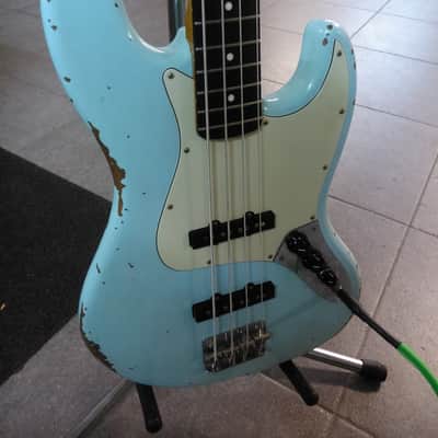 Rittenhouse Guitars '60 Custom shop jazz bass 2010 Light Blue image 1