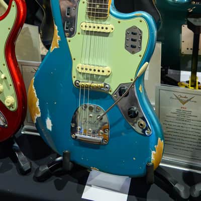 (Pre-Order) Fender 1965 Jaguar - Heavy Relic - Custom Built - Event Favorites, Faded Ocean Turquoise - 2026 Summer Dealer Event #82 image 1