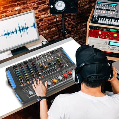 Pyle PMXU46BT 4-Ch. Bluetooth Studio Mixer - DJ Controller Audio Mixing Console System image 6