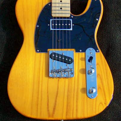 XX-Large 2" Wide (51mm) Neck Light 6.2 lb. Vintage Butterscotch Maple Blonde Telecaster Guitar+ Maple Neck + Matched Tele and P-90 Pickups + Treble-Bleed Circuit+Leveled+Crowned and Polished Frets! image 2