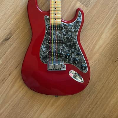 Fender 40th Anniversary American Standard Stratocaster with Maple Fretboard 1994 Lipstick Red image 3