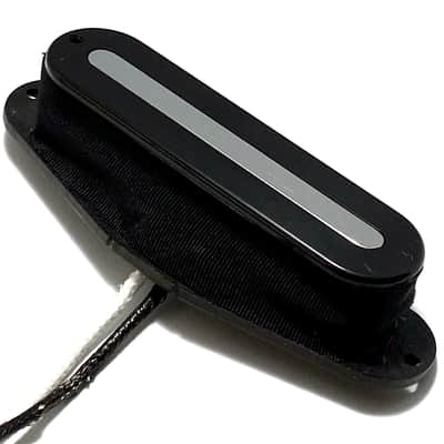 Dragonfire HSH Mixed Humbucker Single Humbucker Pickup Set ft. Phat Power Rails Bridge & Neck Humbuckers & Middle Single, Black with Chrome image 4