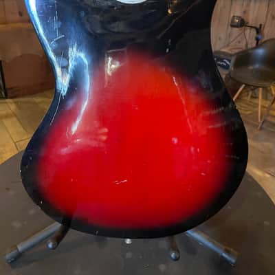Teisco EP-10T 1960’s - Red burst image 9