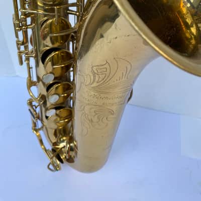 Vintage Silvertone Tenor Saxophone with Mouthpiece, Hard Case – Ready to Play 🎷 image 11