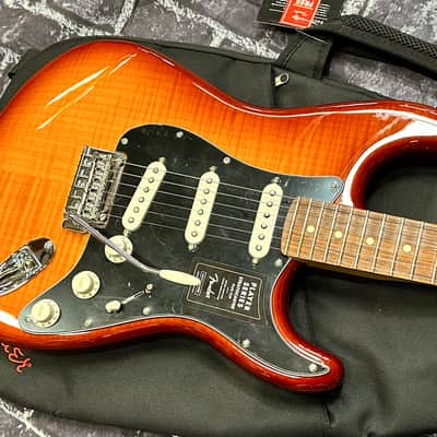 Fender Player PlusTop Stratocaster SSS PF Tobacco Sunburst W/Bag B-Stock Auth Dlr 7lbs15oz #245 image 2