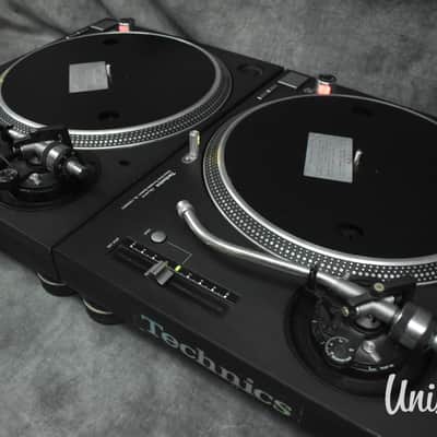 Technics SL-1200 MK5 Black pair Direct Drive DJ Turntable in very good Condition image 3