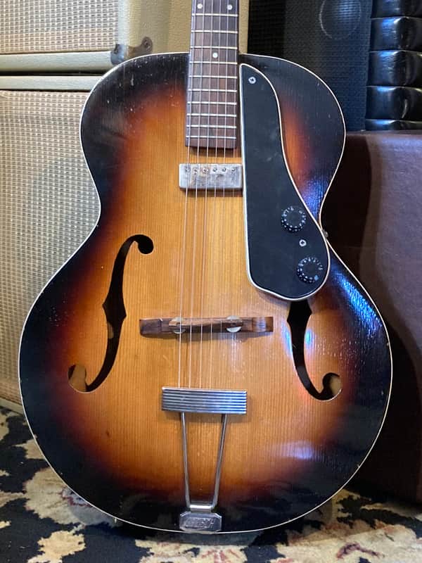 Gretsch New Yorker Archtop Hollow Body Vintage 1958 - Vintage Sunburst image 1