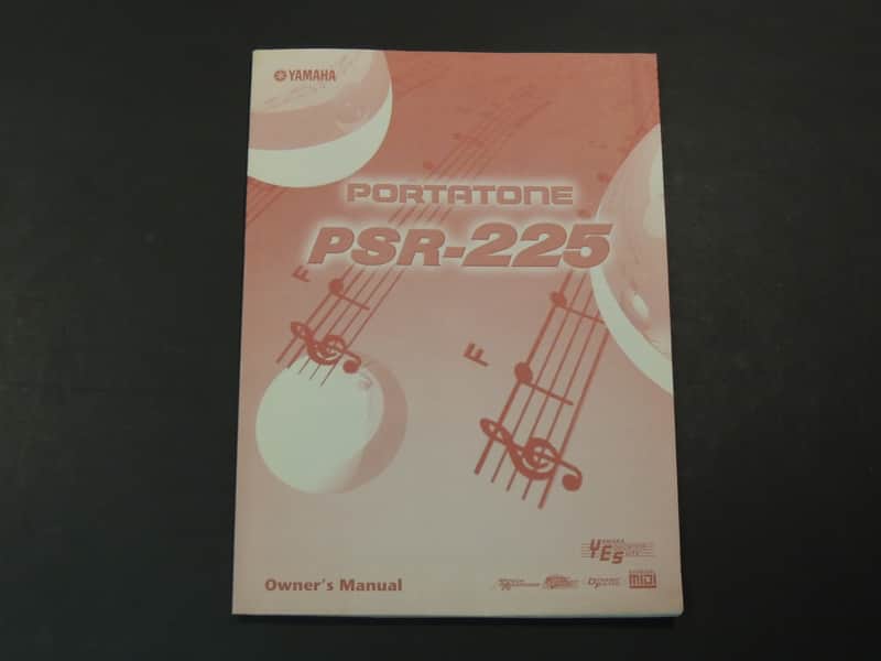 Yamaha Portatone PSR-225 Owner's Manual [Three Wave Music] image 1