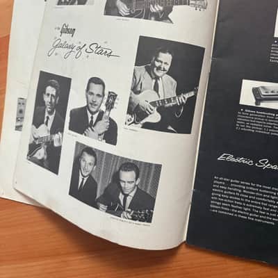 1960 Gibson Full line catalog Burst Es335 Les Paul ES330 Melody Maker PAF Case Candy Vintage imagen 4