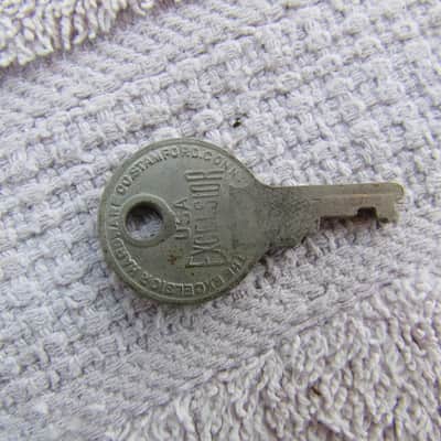 Vintage Key For 1950's Gibson/Lifton Case Cool Key That WORKS! Great Case Candy Vintage Case Key For Gibson Hardshell Cases image 2