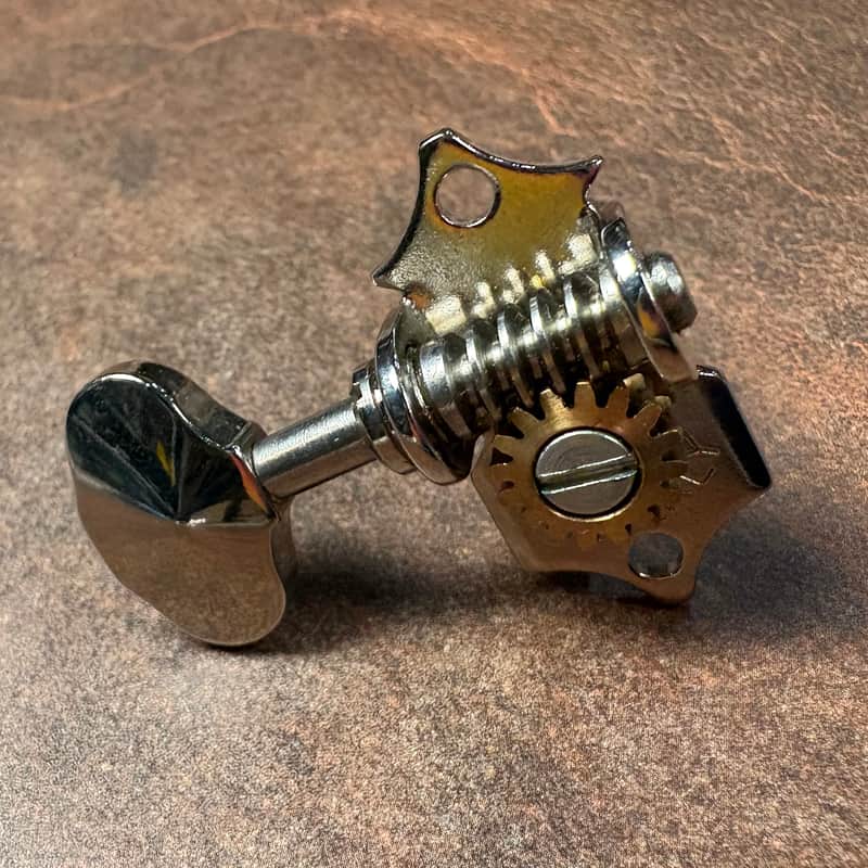 Waverly Open Back Butterbean Tuner Single Nickel Treble Side Tuner Tuning Machine Head! image 1