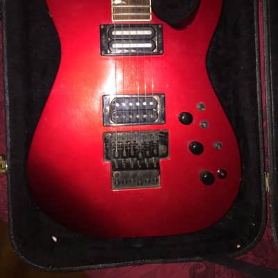 Kramer Floyd Rose Sustainer 1988 Candy Apple Red image 5