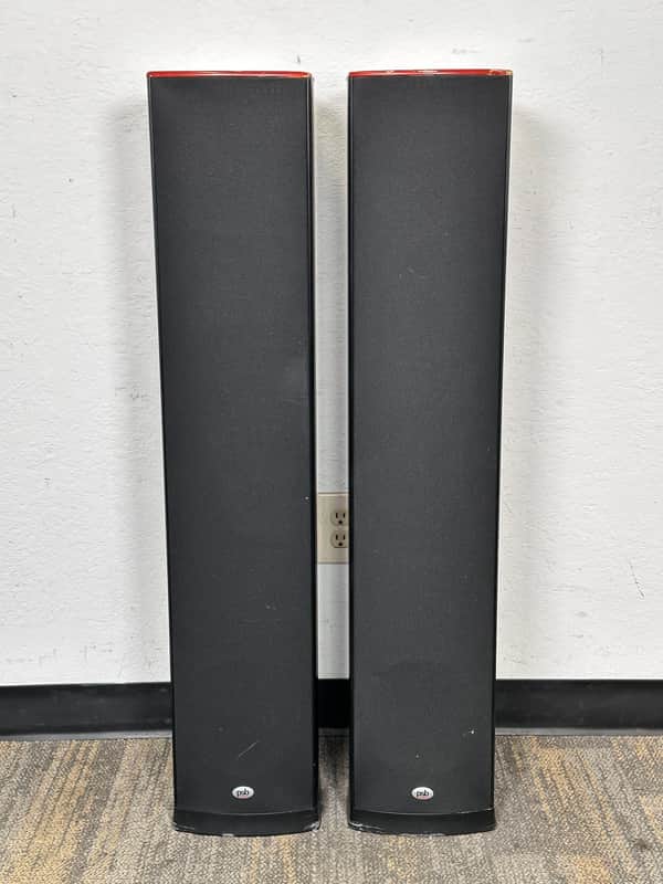 PSB Synchrony One - Dark Cherry - Pair of Towers image 1