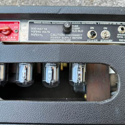 Fender Bassman 100 silverface ca. 1970 - silber / schwarz image 7