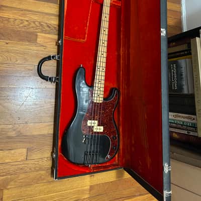 1974 Black Fender Precision Bass Guitar image 23