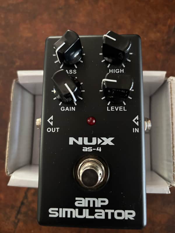 NuX AS-4 Modern Amplifier Simulator 2010s - Black image 1