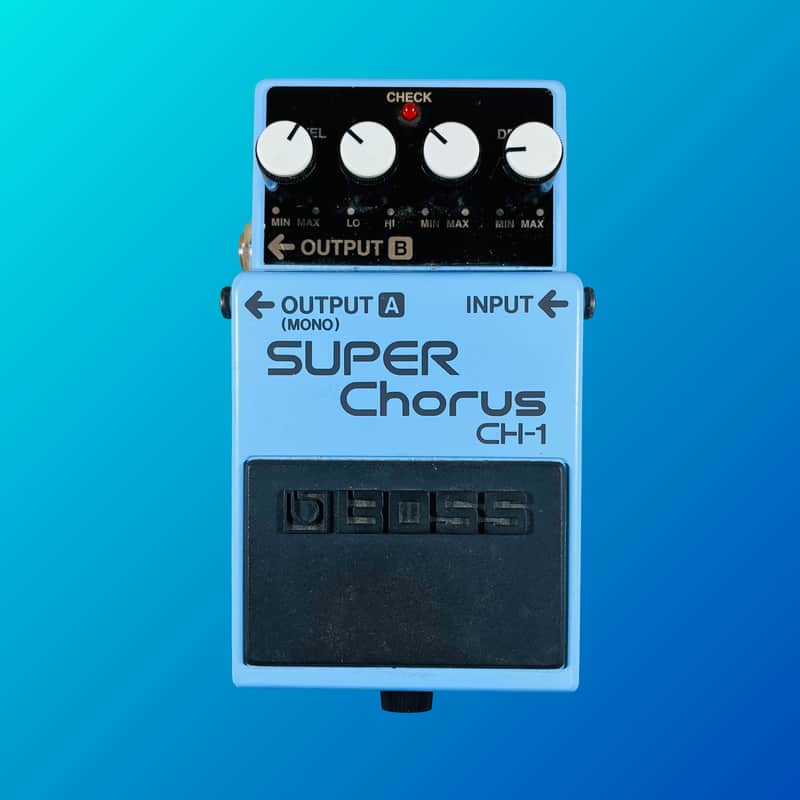 Boss CH-1 Super Chorus (Dark Gray Label) 2001 - Present Blue