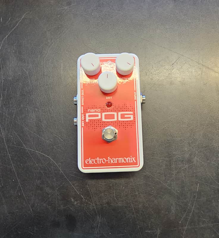 Electro-Harmonix Nano POG Polyphonic Octave Generator 2015 - Present - Red / White image 1