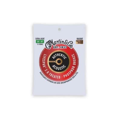 Martin MA500T 12-String Acoustic Phosphor Bronze Guitar Strings - Extra Light .10-.47 image 1