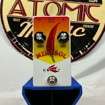 Komet Mirasol Treble Booster Boost Overdrive Pedal with Box image 2