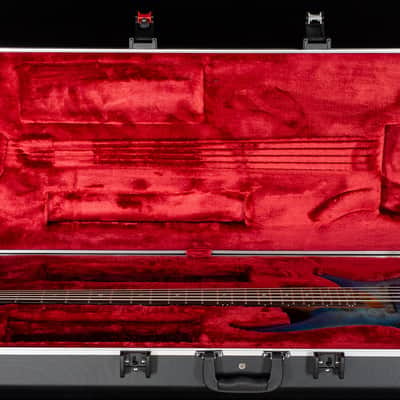 Ibanez Prestige SR6605 5-string Bass Ghost Fleet Blue Burst (107) image 7