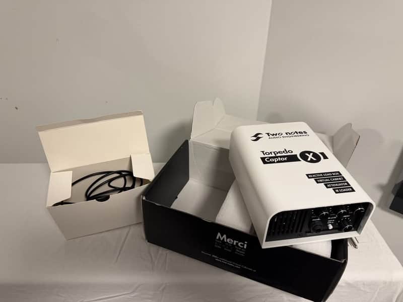 Two Notes Torpedo Captor X 8ohm Stereo Reactive Load Box / Attenuator 2020 - White