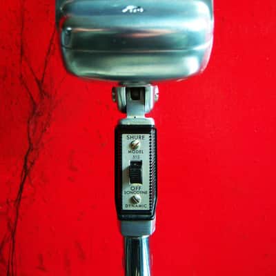 Vintage 1960's Shure 51S dynamic Microphone mod LED light / lamp w cable 51 55 55S # 2 image 5