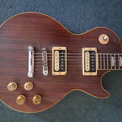 Vintage 1974 Lincoln Les Paul Custom "Natural Exotic Wood" Maxon Super 70's OHSC Matsumoku image 18