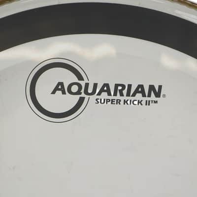 Aquarian Super Kick II Clear Bass Drum Head 26'' - SKII26 image 2