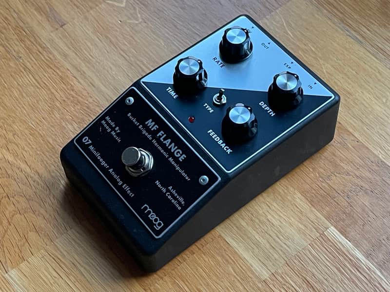 Moog Minifooger MF Flange 2010s - Black image 1