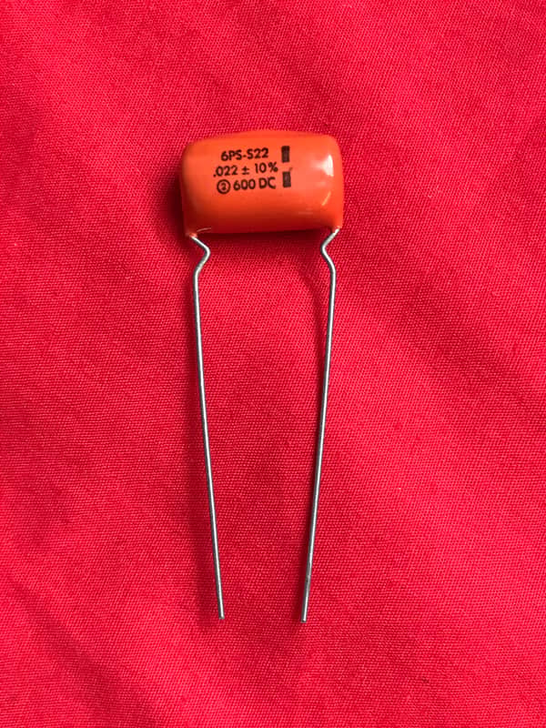 Sprague .022 uF 600V 6PS-S22 Sprague Orange Drop Capacitor +-10% 1970s Vintage Les Paul Tone Cap upgrade image 1