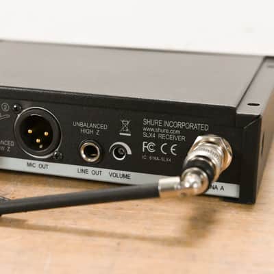 Shure SLX4 Wireless Receiver - L4 Band: 638-662 MHz (NO POWER SUPPLY) CG013E9 image 6