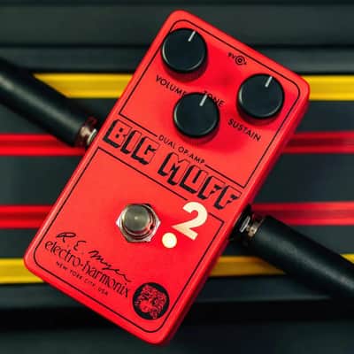 Electro-Harmonix / JHS Nano Big Muff 2 Dual Op-Amp Fuzz 2025 - Present - Red image 4
