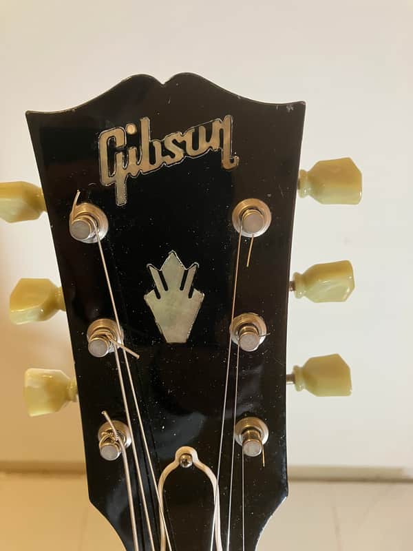 Gibson ES-335 Memphis Dot Fatneck ‘59’ Re-issue 2008 - Gloss Ebony image 1