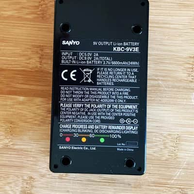 Sanyo eneloop Pedal Juice KBC-9V3E Rechargeable 9V Pedal Power Supply image 5