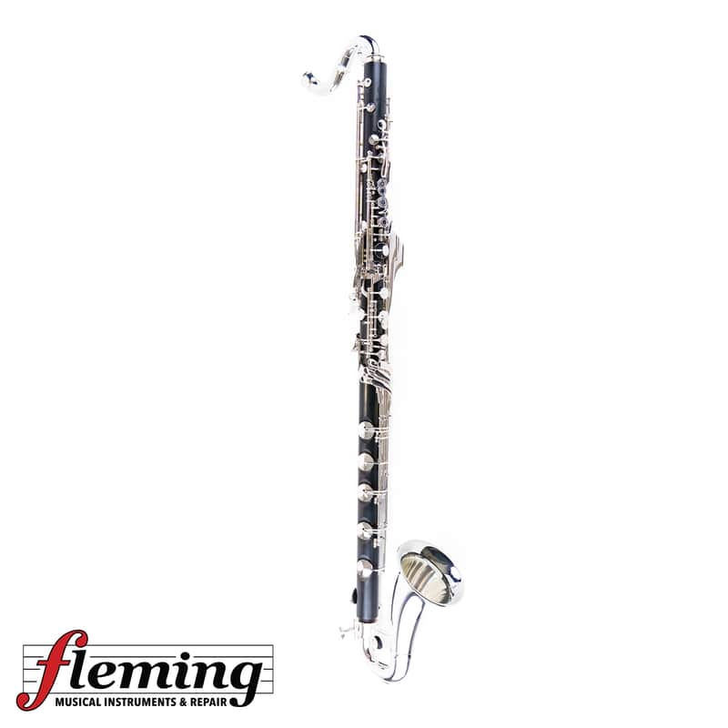 Backun Q Series Professional Bass Clarinet to Low C - Grenadilla / Silver Plate Bild 1