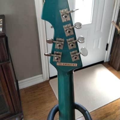 1965 Silvertone 1436 Turquoise, Japan image 8