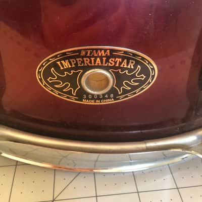 Tama 14 x 5.5” snare 2000s - Wine + new snare head image 2