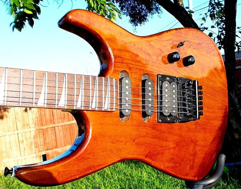Series 10 stratocaster electric guitar by Bentley SLM Super Strat Mahogany image 1