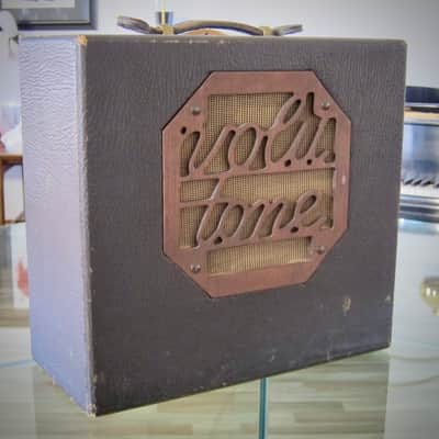 1930s Volu-Tone Guitar Amplifier by Schireson Brothers LA 10"Rola Speaker with Energizing Switch image 2
