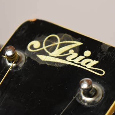 c.1970's Aria 12-String Acoustic Guitar Natural image 15