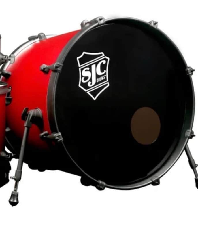 SJC Custom Pathfinder 22x18 Bass Drum - Fire Cracker Red