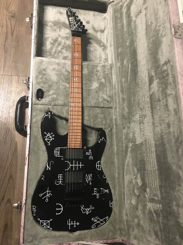 ESP LTD KH Demonology Kirk Hammett Signature 2017 - Present - Black image 1