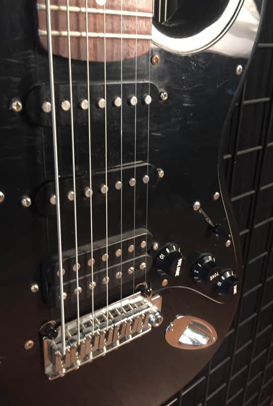 2000 Squier Standard Stratocaster VII 7-String HSS Electric Guitar