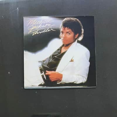 Michael Jackson "Thriller" Gold Record framed presentation piece - Very nice image 4