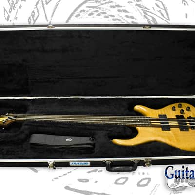 Tobias Toby Pro 4 String Bass Guitar Natural Quilt Maple Body image 11