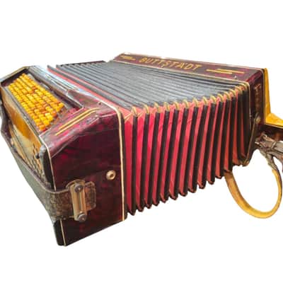 Buttstadt Piano Accordion Germany 1930s-1940s, Professionally Restored + Original Case image 7