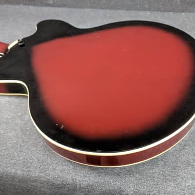 Canvas CSAS Semi-Hollow Electric Guitar Sunburst Finish Bild 10